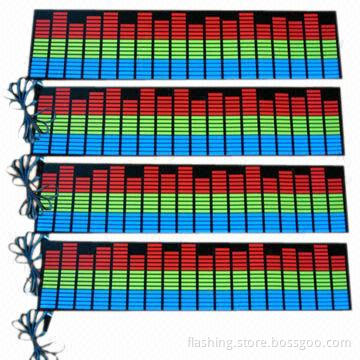 Hot selling equalizer LED car sticker